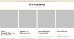 Desktop Screenshot of dreiminutenei.de